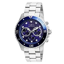 Relógio Masculino Pro Diver, Invicta 21788, Prata e Azul Escuro