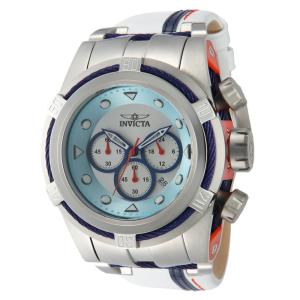 Relógio Masculino Analógico de Quartzo 53mm, Invicta Bolt Zeus 43788, Branco e Azul