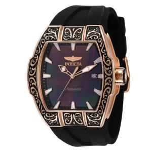 Relógio masculino automático S1 Excalibur com mostrador em madrepérola - 44 mm. Preto 44788