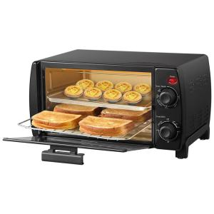 Forno Elétrico de Bancada com Controle de Temperatura e Temporizador, 1000W, 110v, COMFEE CFO BB101, Preto