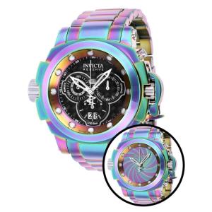 Relógio Masculino Reserve Man of War Shutter Swiss Ronda 5050.C calibre, Invicta 38788, iridescente e Prata