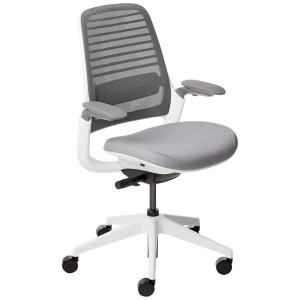 Cadeira de Escritório Ergonômica Giratória e Ajustável, STEELCASE 435A00 5T29 5F16 6053 HOARM CC, Cinza