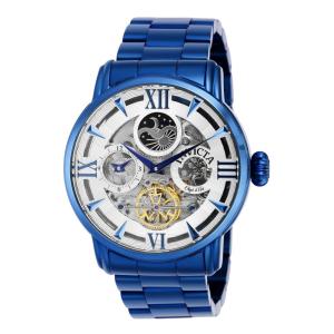 Relgio masculino Automtico Objet D Art - 47mm Azul 40988 da Invicta: estilo e preciso em um s produto.