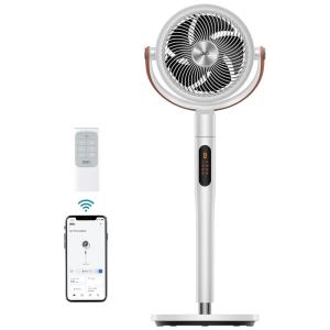 Ventilador Pedestal com Controle Remoto e Baixo Ruído, 6 Modos e 8 Velocidades, 110V, Dreo PolyFan 513S