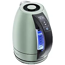 Chaleira Elétrica 1.7L, Aço Inoxidável, Desligamento Automático, 1500W, 110v, CHEFMAN Digital Electric Kettle, Verde claro