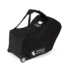 Bolsa de Viagem J.L. Childress Premier Preta com Rodas para Cadeirinha Bebê Compatível AirTag