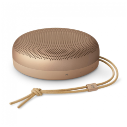 Caixa de som Bluetooth portátil Bang & Olufsen Beosound A1 3ª geração cor mel IP67 som 360° 60W 24h bateria
