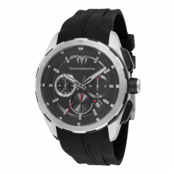 Relógio Masculino TechnoMarine Ocean Nomad 43mm Preto TM318098