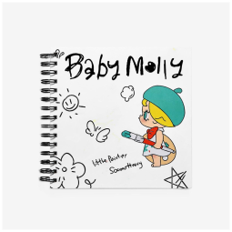 Sketchbook da Série Baby Molly Quando Eu Tinha Três Anos - Pop Mart Caixa Surpresa
