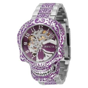 Relgio Feminino Artist Automtico - 43mm. Ao. Roxo 42298