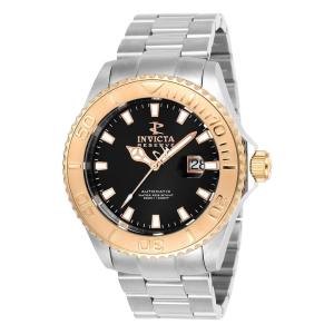 1 EDIÇÃO LIMITADA Invicta Pro Diver Automatic Mens Watch 47mm Aço Inoxidável, Caixa em Ouro Rosa 18K, Pulseira de Aço Inoxidável, Aço 24298