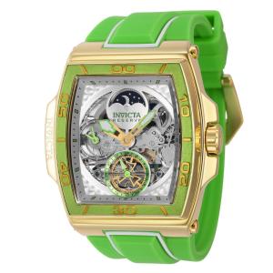 Relógio masculino Invicta Reserve S1 Rally Diablo automático 51,, branco, verde 43398