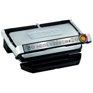 GC722D53 Churrasqueira Elétrica Grill, Aço Inoxidável, 1800W, 110v, T FAL 7211002168, Prateado