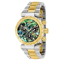 Relgio feminino Subaqua Swiss Ronda 5030.D calibre com mostrador Abalone - 38 mm. Ao. Ouro 40598