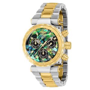 Relgio feminino Subaqua Swiss Ronda 5030.D calibre com mostrador Abalone - 38 mm. Ao. Ouro 40598