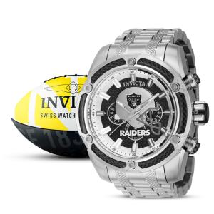 Relgio masculino NFL Las Vegas Raiders - 52 mm. Ao 41798