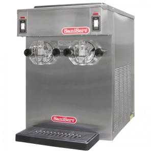 Máquina de Coquetel Congelado SaniServ 798 Twin Flavor 26,49 Litros com 2 Reservatórios e Refrigeração a Ar 110V
