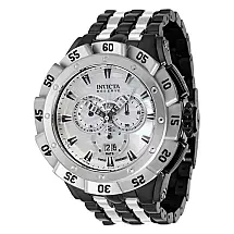 Relgio masculino Ripsaw Swiss Ronda 5050.C calibre com mostrador em madreprola - 54 mm. Ao. Preto 38798