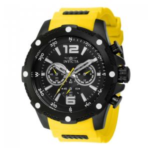 Relógio Masculino Analógico de Quartzo 50mm, Invicta I Force 42998, Amarelo e Preto
