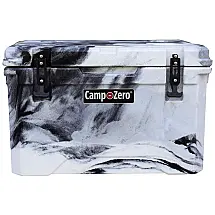 Cooler Caixa Térmica Portátil 40 Litros com Porta Copos, e, CAMP ZERO CZ40L BAS, Preto