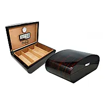 Humidor Prestige Import Group Ébano Capacidade 150 Charutos Formato Arco
