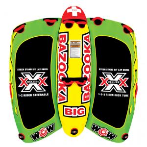 Boia Rebocável Inflável Para 4 Pessoas, Resistente, WOW SPORTS, Verde