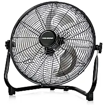 Ventilador de Piso 35cm com 3 Velocidades e Inclinação Ajustável, 110V, KEN BROWN, Preto