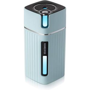 Aghami Umidificador Ultrassônico Portátil 300mL, 110V, Azul