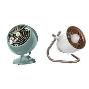Conjunto de Ventiladores de Mesa Retro, Vornado 110V 21W, Verde e Branco
