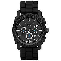 Relógio Masculino com Cronógrafo de Quartzo de Aço Inoxidável, FOSSIL FS4487IE, Preto