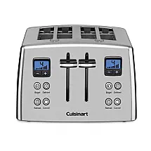 Torradeira Elétrica, 4 Fatias, Aço Inoxidável, 110v, CUISINART CPT 435, Prateado