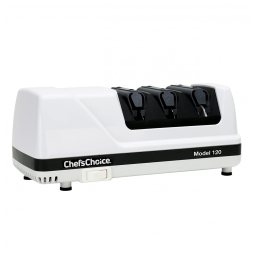 Afiador Elétrico de Facas e Tesouras com 3 Estágios, 110v, CHEFSCHOICE 0120000, Branco