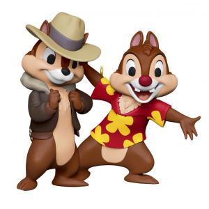 Enfeite Natalino Hallmark Keepsake 2025 Disney Tico e Teco: Rescue Rangers Detetives, Plástico, 7 x 7 x 4,5 cm