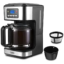 Gevi Coffee Cafeteira Programável até 12 Xícaras com Filtro Reutilizável, 110V
