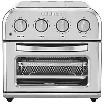 Fritadeira Elétrica Air Fryer, Torradeira, 110v, CUISINART TOA 28, Prateado