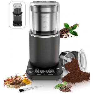 Moedor de Café Elétrico Rocyiscom Controle Digital, Aço Inoxidável 110V 200W