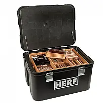 Coolador HERF Empilhável para 450 Charutos com Bandejas de Mogno