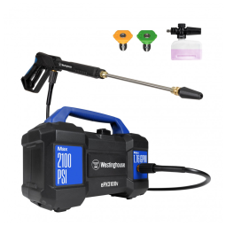 Lavadora de Alta Pressão Elétrica Westinghouse Preta 2100 PSI 1,76 GPM Canhão de Espuma ePX3100v