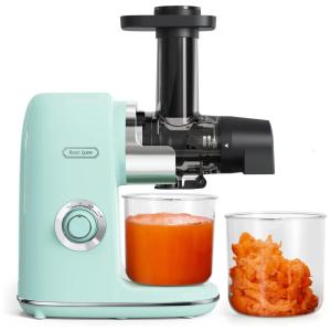 Centrífuga de Frutas Retro com Motor Silencioso e 2 Velocidades 150W, 110v, HAZEL QUINN, Azul