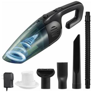 Aspirador de Pó Automotivo Portátil Sem Fio 8KPA 120W, KANYOOL, Preto