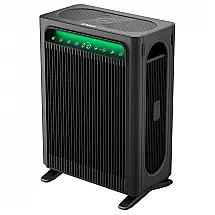 Purificador de Ar KNKA APH4000 para Quartos e Grandes Ambientes, Filtro HEPA Lavável, Modo PET e ECO, Display AQI, Preto