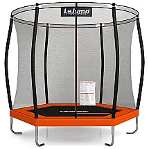 Cama Elástica Reforçada até 100 kg, Tamanho 2,34 Metros, LeJump, Laranja