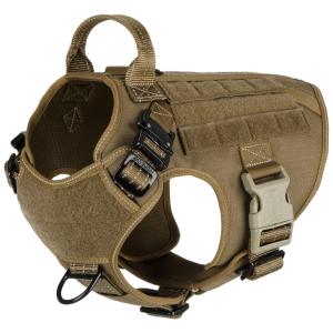 ICEFANG Arreio Tático para Cães com 2 Fivelas de Metal Tam Médio