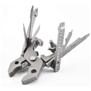 Alicate Multifuncional 23 em 1, Aço, SILVERHERO, Prateado