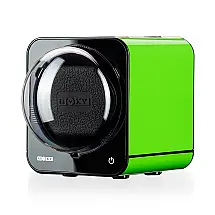 Caixa, Estojo Rotativo Automático para Relógios, 1 Lugar, ABEST BOXY Fancy Brick, Verde