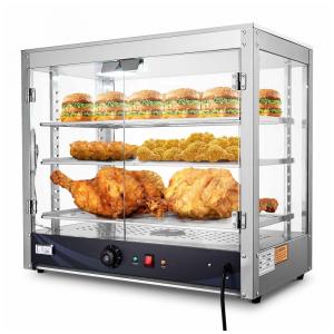 Expositor Aquecedor de Alimentos WeChef 3 Andares Prata Grande Capacidade 800W 110V para Catering