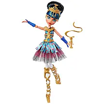 Monster High Boneca Cleo Bailarina para Crianças a partir de 6 Anos, MATTEL FKP62, Laranja