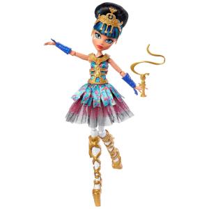 Monster High Boneca Cleo Bailarina para Crianças a partir de 6 Anos, MATTEL FKP62, Laranja