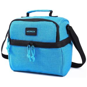 MORIOX Bolsa Térmica Portátil 10L, Mantém Quente, Frio Por até 5H, Azul