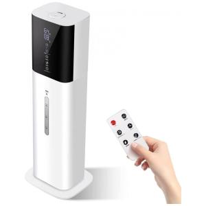 Umidificador Ultrassônico Portátil Hiswelle 8L até 40H com Controle Remoto e Visor Digital, Branco